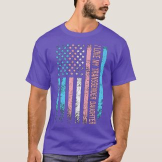 Camiseta Eu amo minha filha transgênero trans LGBT LGBTQ Pr