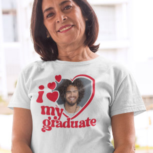 Camiseta Eu Amo Minha Foto De Formando Personalizada