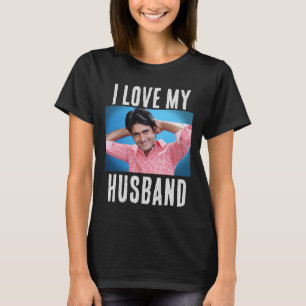 CAMISETA EU AMO MINHA FOTO DE MARIDO PERSONALIZADA DE T-SHI