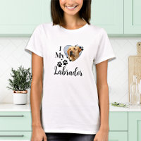 Eu Amo Minha Foto Personalizada De Pet De Cão Do L
