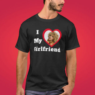 Camiseta Eu Amo Minha Foto Personalizada Personalizada Da B