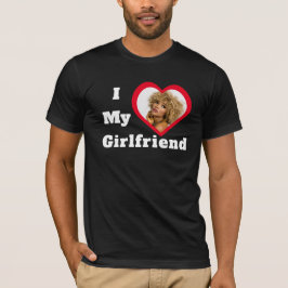 Camiseta Eu Amo Minha Foto Personalizada Personalizada Da B