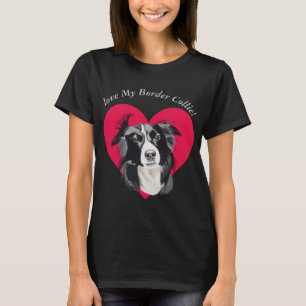 Camiseta Eu amo minha fronteira Collie 2