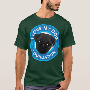 Camiseta Eu Amo Minha Fundação De Cachorro 