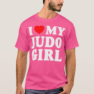 Camiseta Eu Amo Minha Garota Do Judô Eu Corto Minha Garota
