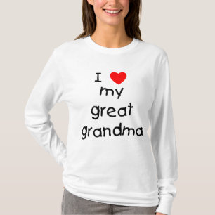 Camiseta Eu amo minha grande avó