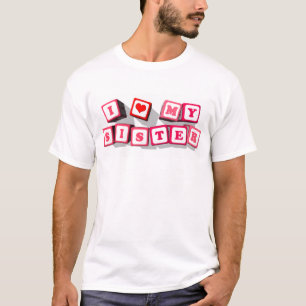 CAMISETA EU AMO MINHA IRMÃ