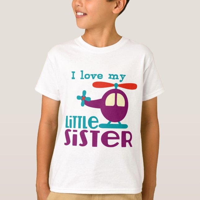 Camiseta Eu amo minha irmãzinha (Frente)