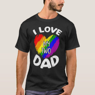 Camiseta Eu Amo Minha Lésbica De Bandeira De Orgulho gay De