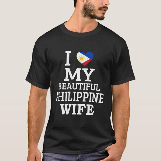 Camiseta Eu Amo Minha Linda Philipe (Frente)
