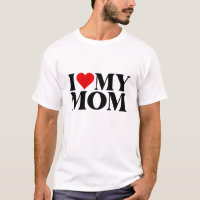 Camiseta Eu Amo Minha Mãe
