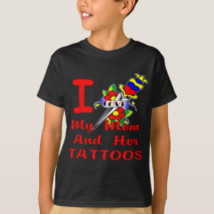 Camiseta Eu Amo Minha Mãe E Suas Tatuagens