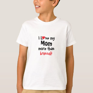 Camiseta Eu Amo Minha Mãe Engraçada Personalizada