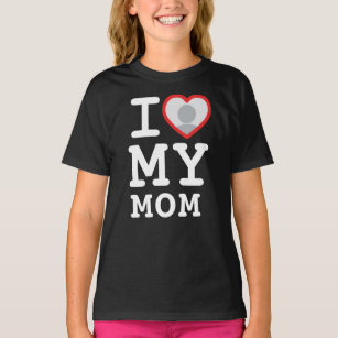 Camiseta Eu Amo Minha Mãe Fotografar Filha
