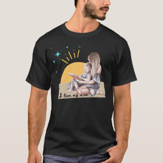 Camiseta Eu amo minha mãe Mostre Amor à Mamãe amigo