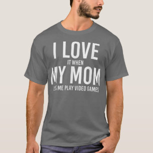 Camiseta Eu amo minha mãe, quando ela me deixa tocar Videos