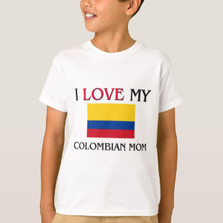 Camiseta Eu amo minha mamã colombiana