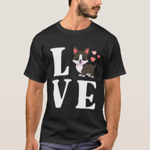 Camiseta Eu Amo Minha Mama Negra De Corgi