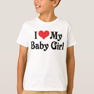 Camiseta Eu Amo Minha Menina