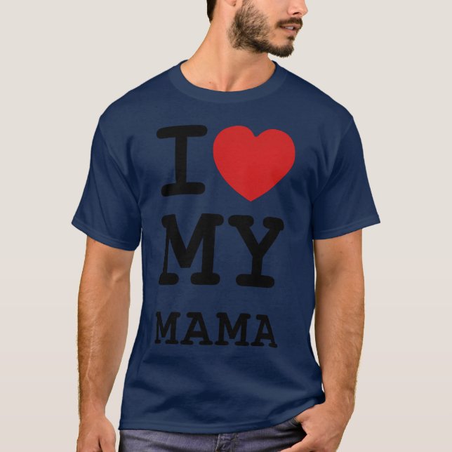 Camiseta Eu Amo Minha Menina Mama (Frente)