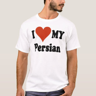 Camiseta Eu amo minha mercadoria do gato persa