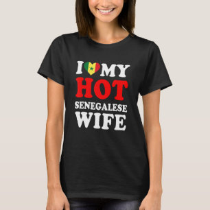 Camiseta Eu amo minha mulher senegalesa gostosa, ganhadora 
