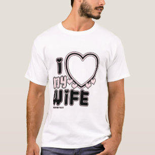Camiseta Eu Amo Minha MULHER T-shirt Personalizada