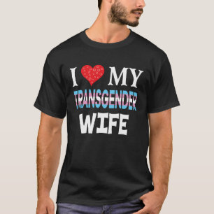 Camiseta Eu Amo Minha Mulher Transgênero LGBT Lésbica Arco-