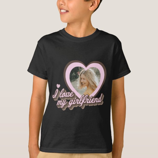 Camiseta Eu Amo Minha Namorada  (Frente)