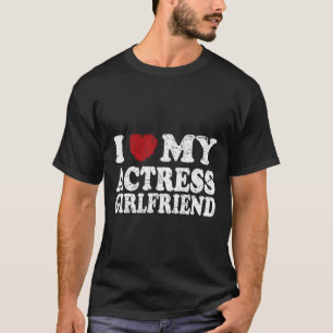 Camiseta Eu Amo Minha Namorada Atriz Engraçado Namorado Val