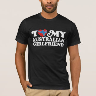 Camiseta Eu Amo Minha Namorada Australiana