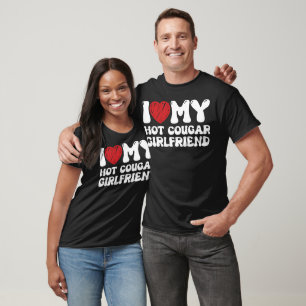 Camiseta Eu Amo Minha Namorada Cougar Gostosa