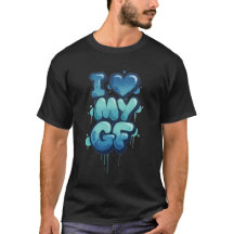 Camiseta Eu Amo Minha Namorada – Gráfica de Amor d