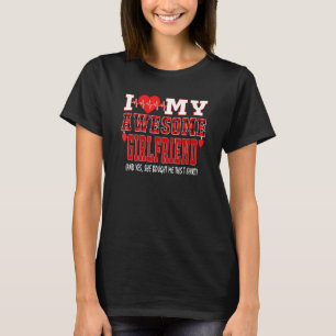 Camiseta Eu Amo Minha Namorada Incrível E Sim Ela Me Compro