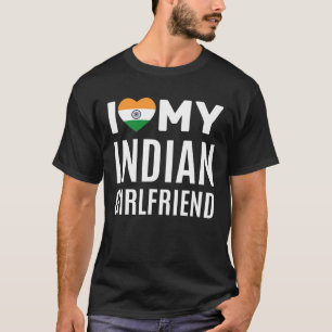 Camiseta Eu amo minha Namorada indiana