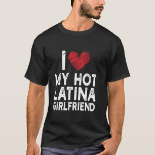 Camiseta Eu Amo Minha Namorada Latina Quente Casal Latino C