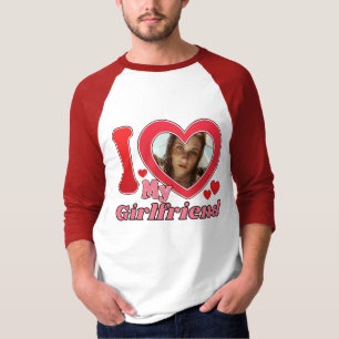 Camiseta Eu Amo Minha Namorada, Namorada
