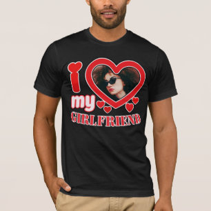 Camiseta Eu Amo Minha Namorada Personalizada