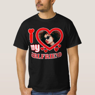 Camiseta Eu Amo Minha Namorada Personalizada