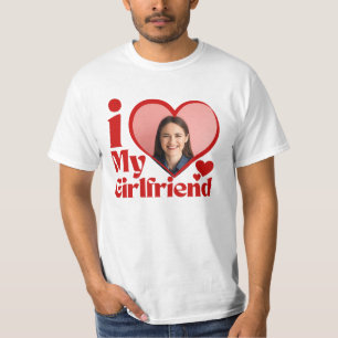 Camiseta Eu Amo Minha Namorada Personalizado