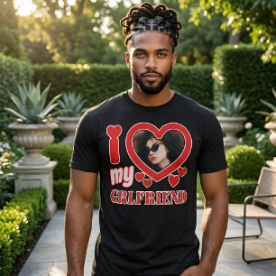 Camiseta Eu Amo Minha Namorada Personalizado