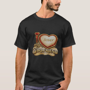 Camiseta Eu Amo Minha Namorada Personalizado