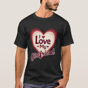 Camiseta Eu Amo Minha Namorada Personalizado