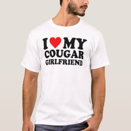 Camiseta Eu Amo Minha Namorada Puma -Design de Texto