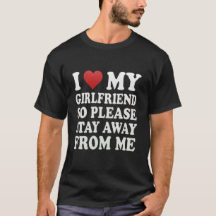 Camiseta Eu Amo Minha Namorada Super Bonita e Gostosa Fique