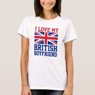 Camiseta Eu Amo Minha Namorado Britânica - Reino Unido Ban