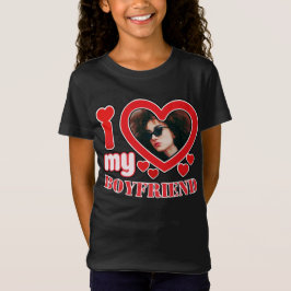 Camiseta Eu Amo Minha Namorado Personalizada