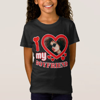 Camiseta Eu Amo Minha Namorado Personalizada