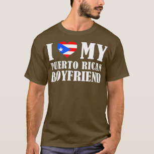 Camiseta Eu amo minha Namorado porto-riquenha Boricua Men W