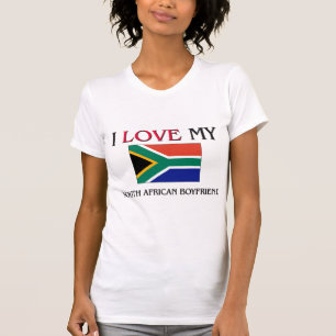 Camiseta Eu amo minha Namorado sul africana